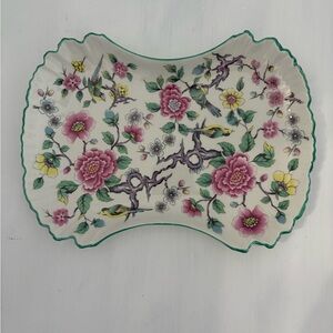 A vintage porcelain trinket dish by James Kent ltd under brand Old Foley